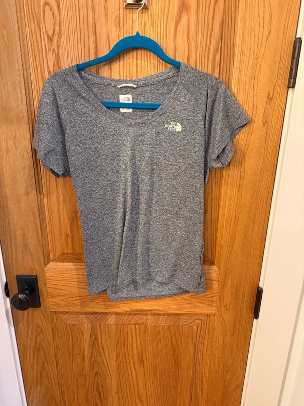 The North Face Women's Heather Gray Short Sleeve Crew Tee